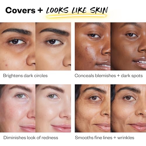 Kosas Revealer Concealer - Medium Coverage Makeup with Hyaluronic Acid, Conceals Dark Circles Under Eyes, Dark Spots and Blemishes + Brightens, Hydrates, Long-Lasting & Vegan, (Tone 2.3 N)