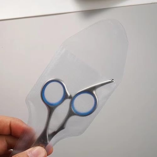 10 Pack Hair Cutting Scissors Pouch Disposable Hair Scissors Cove Sleeve Protector for 6.5 Inch Hairdressing Razor Shears 7'' Barber Shears Hair Thinning Scissor Teeth Shears Hairdressing Salon