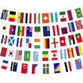 48 Country Flags Banner 47.5 Ft for World Cup Party Decorations
