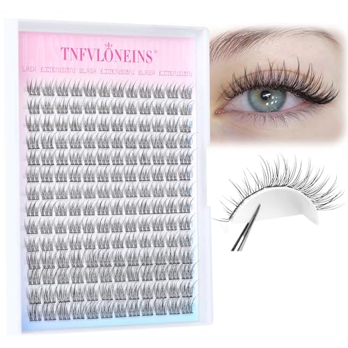 Wispy Cluster Lashes 168Pcs Natural Eyelash Extensions 9-12mm