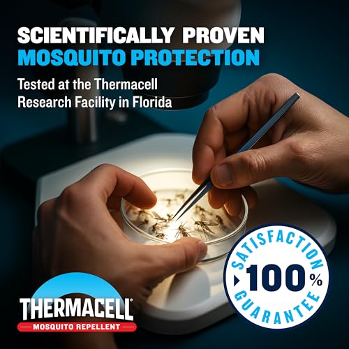 Thermacell Mosquito Repeller | 15-Ft Zone | DEET-Free | 12-Hr Refill