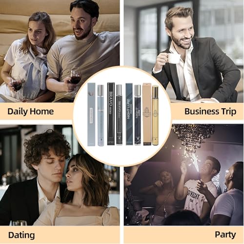 MZANK Cologne for Men 4 Pack Travel Size Gift Set