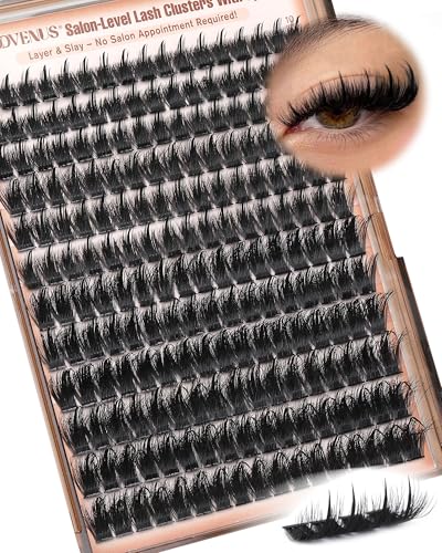Goddvenus Manga Lash Clusters D Curve 12-18mm Wispy Eyelash Extensions