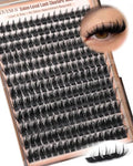 Goddvenus Manga Lash Clusters D Curve 12-18mm Wispy Eyelash Extensions