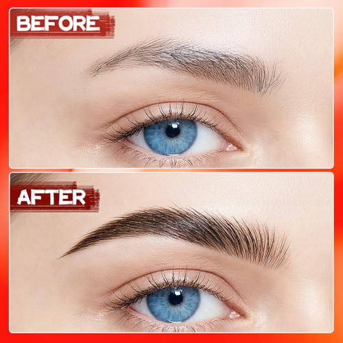 2-in-1 Eyebrow Pen with Fork-Tip & Brush - Waterproof Grey