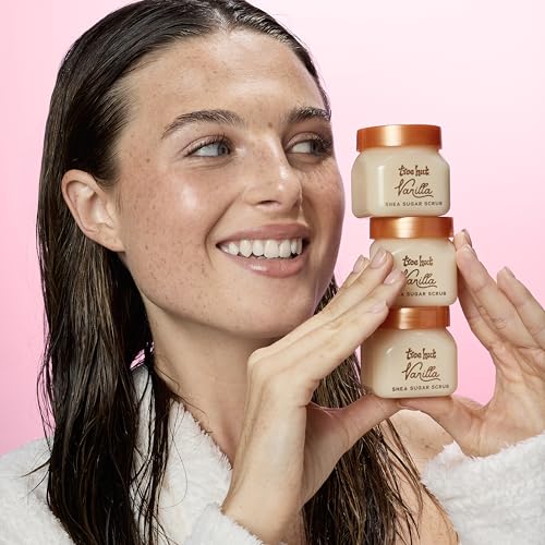 Tree Hut Vanilla Body Scrub Travel Size 3.4 Oz - Exfoliating Sugar Scrub, Moisturizing Shea & Natural Oils