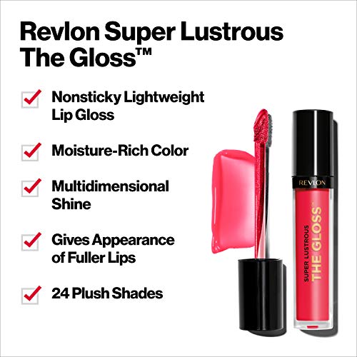 Revlon Super Lustrous Lip Gloss Non-Sticky Hydrating Glazing Lilac