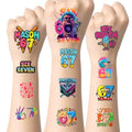 80Pc Temporary Tattoos for Kids - 20+ Designs Party Favors