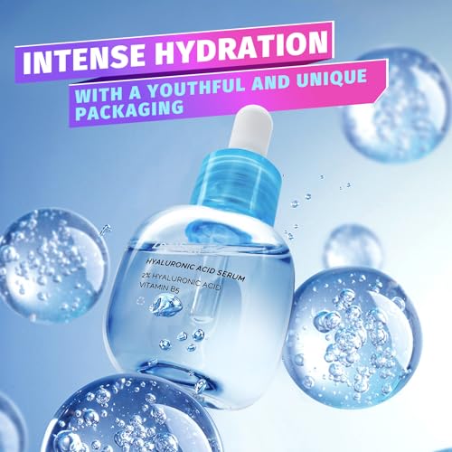 Zealsea Hydration Boost and Renewal Set: 2% Hyaluronic Acid Serum and Anti-aging Retinol Cream Revitalize Youthful Radiance.