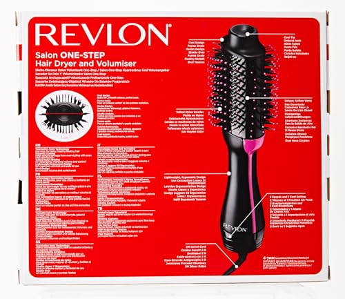 REVLON 1100 Watt 3 Heat 2 Speed Pro Collection One Step Ionic Hair Dryer and Volumizer