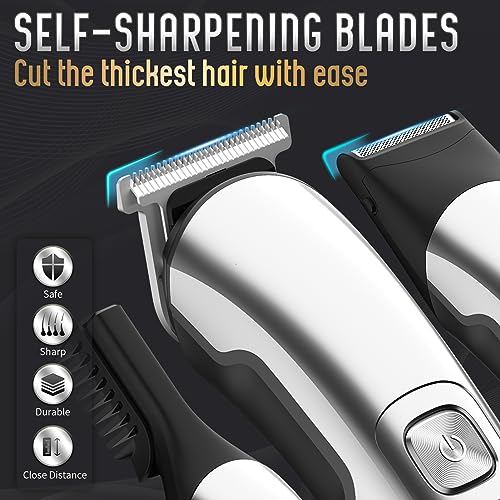 Ufree Beard Trimmer, Electric Razor, Nose Hair Trimmer, Cordless Hair Clippers Shavers, Gifts for Men
