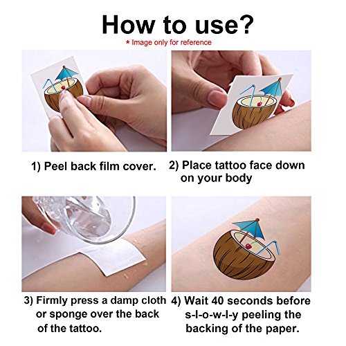 Emoticon Temporary Tattoos 160pcs 2" - Konsait Smiley Face Body Stickers