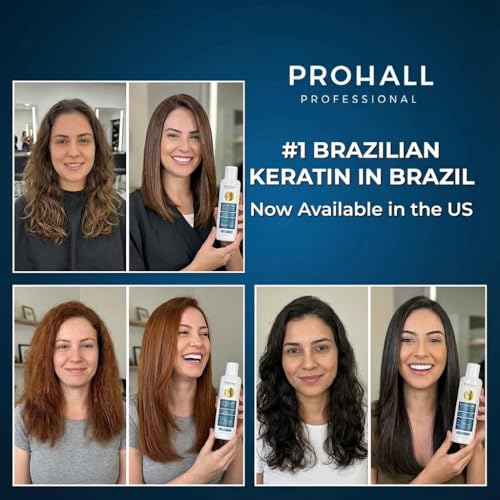 Prohall Brazilian Keratin Hair Treatment 10.1oz - Formaldehyde Free