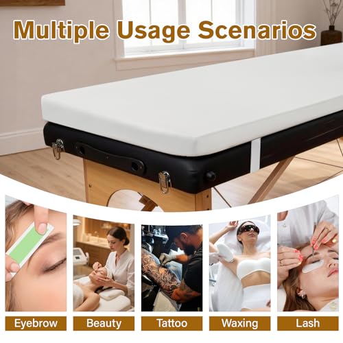Massage Bed Topper 73x29x2 Inch Foam Pad with Removable Cover