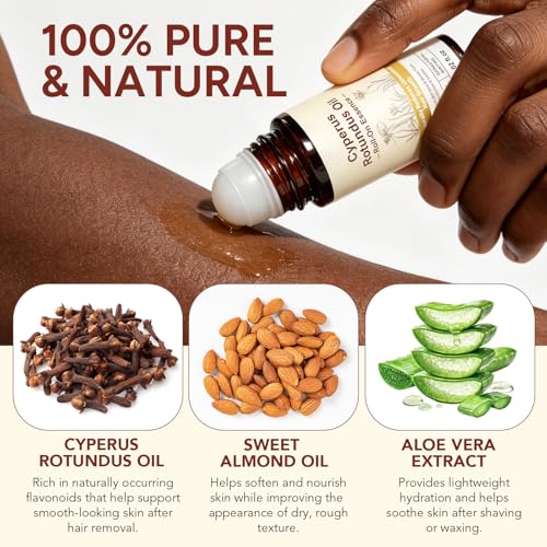 Cyperus Rotundus Oil Roll-On Serum for Hair Removal & Skin Care