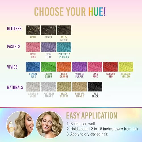 Punky Temporary Hair Highlight Spray - Beach Blonde, 3.5 oz