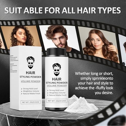 Hair Volumizing Powder for Men & Women, 2-Pack