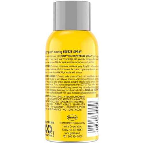 Got2B Glued Blasting Freeze Spray Travel Size 2 oz (Pack of 3)