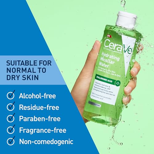 CeraVe Hydrating Micellar Water Facial Cleanser & Makeup Remover 13oz