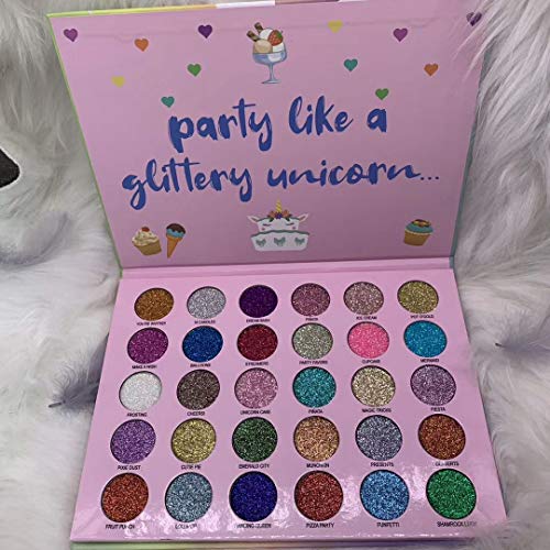 Long Lasting Glitter Eyeshadow Palette Makeup 30 Colors High Pigment Shining Shimmer Eye Pressed Powder Cosmetics Beauty Party