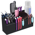 Noverlife Black Hair Scissors Storage Box Large Shear Holder for Salon & Barbershop