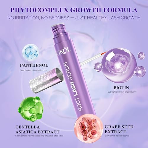 Lash & Brow Growth Serum Set - Eyelash & Eyebrow Serum with Biotin, Peptides & Plant Extracts - Fuller, Longer-Looking Lashes & Thicker Brows - Vegan, Prostaglandin-Free, 2¡¿ 8ml Value Duo