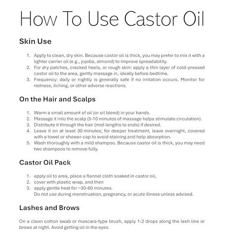 Essentially KateS Organic Castor Oil 16 Fl Oz - Cold Pressed