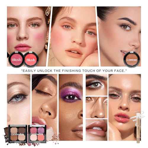 Makeup Advent Calendar 2025 Teen Girls Women Beauty Make Up Advent Calendar, 24 Days 2025 Christmas Countdown Full Makeup Kits Beauty Skincare Sets Gifts For Teen Girls women