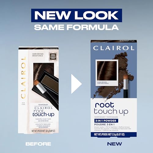 Clairol Root Touch-Up Concealing Powder - Black Hair Color, Ammonia Free