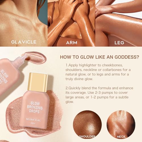 Body Highlighter Glotion Glow Luminizer - Waterproof Nude Pink