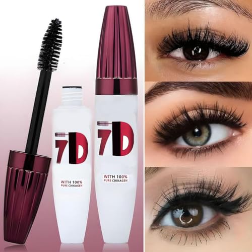 7D Waterproof Volume Mascara – Black Lengthening & Thickening