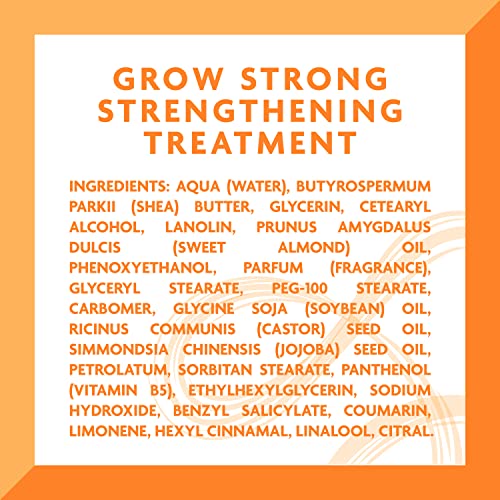 Cantu Grow Strong Strengthening Treatment with Shea Butter, 6 oz (Packaging May Vary)