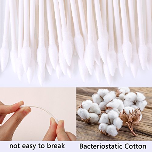 Pangda 400 Count Double Tip Cotton Swabs for Makeup & Cleaning