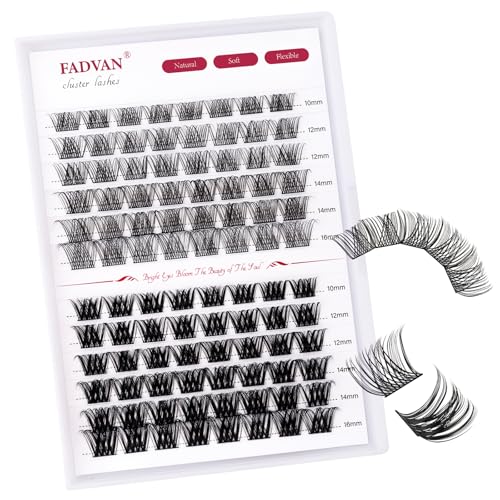Eyelash Clusters 10-16mm Mixed FADVAN 0.07mm D-Curl Lash Extensions