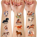 Horse Temporary Tattoos 52 Pcs Horse Tattoos for Kids Birthday Party Supplies Favors Tattoos Stickers Super Cute Gifts Party Decorations Girls Boys Classroom School Prizes Themed