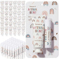 Loopeer 48 Set/ 96 Pcs Teacher Appreciation Gift Bulk Boho Rainbow Lip Balm Hand Cream Lotion Set Small Thank You Gifts Party Favors for Women Employee Coworker Staff Galentine's Day