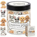 Positive Pups Jar with 60 Daily Affirmation Cards