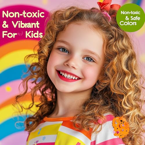 M&U Glitter Lip Gloss Set 12pc with Case - Kids Makeup