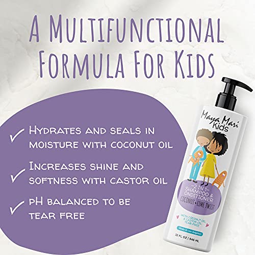 Maya Mari Kids 2in1 Shampoo & Conditioner with Hair Gel