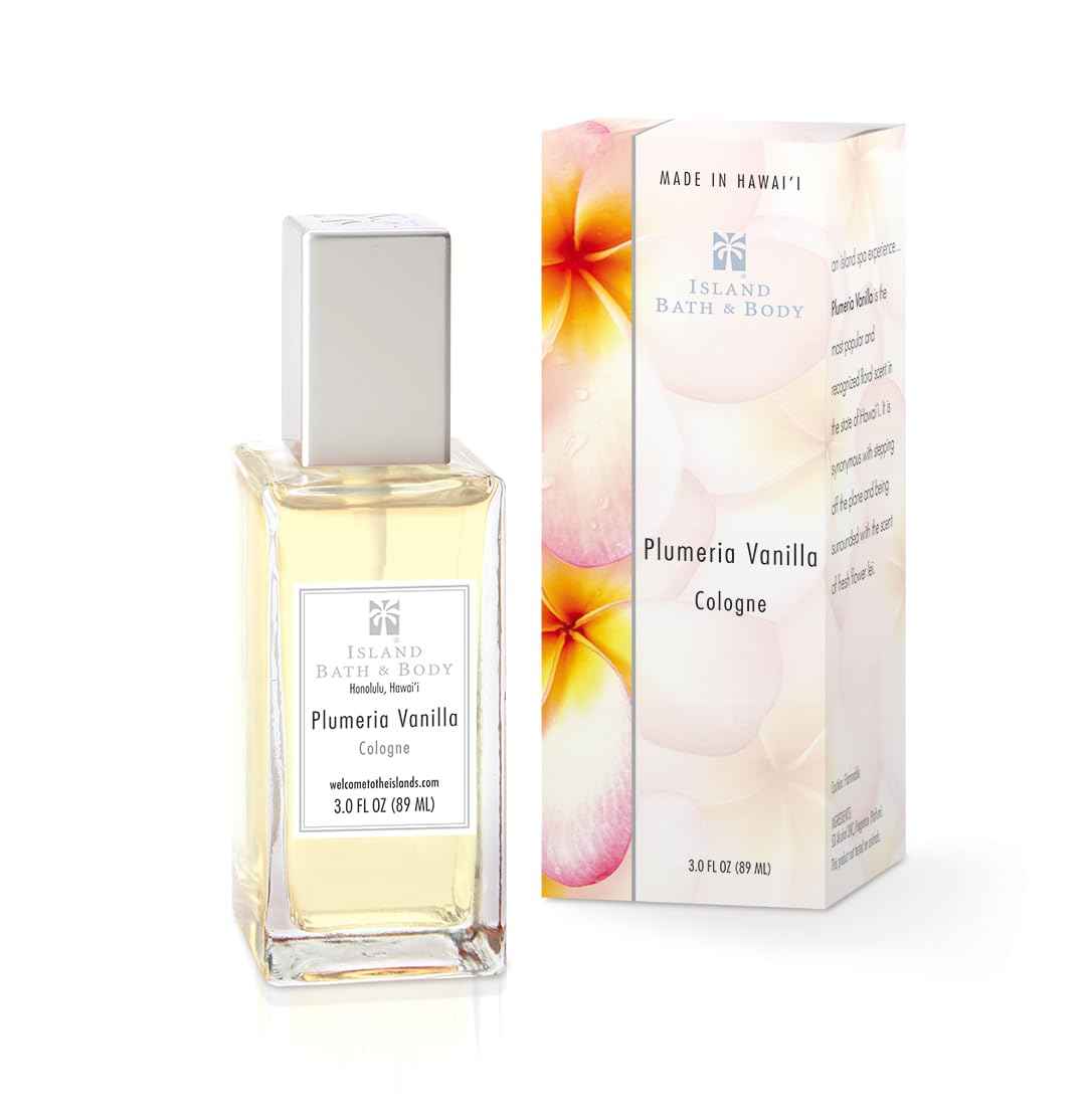 Island Bath & Body Plumeria Vanilla Cologne 3oz