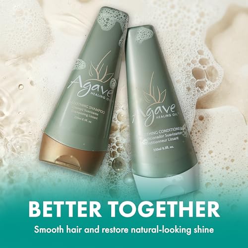 Agave Smoothing Conditioner 8.5 oz - Frizz Control & Shine