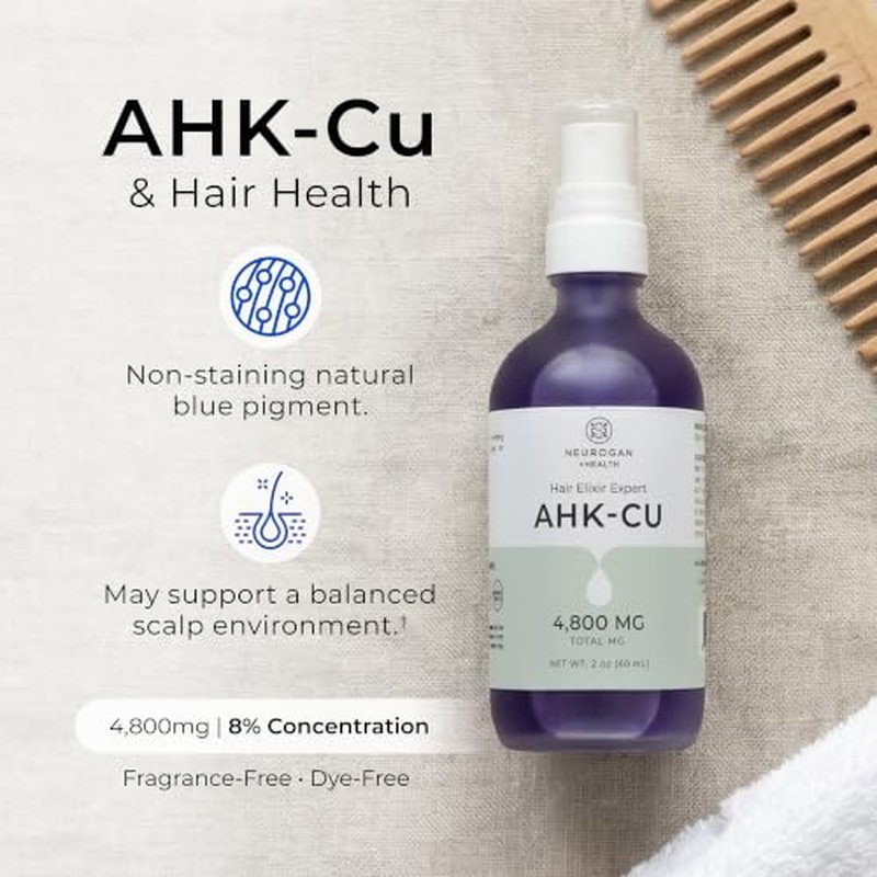 AHK-Cu Copper Peptide Hair Elixir Spray - Lightweight Scalp Serum