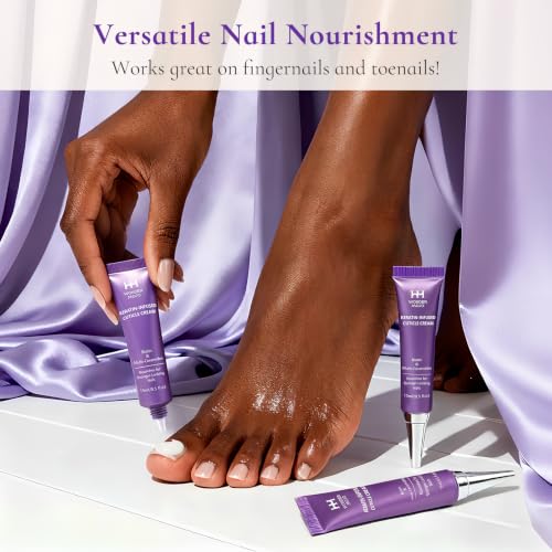 Nail & Cuticle Cream with Keratin & Biotin for Dry Cuticles - 0.5 fl oz