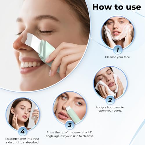 Dual-Head Blackhead Remover Tool - Pore Cleaner for Nose & Face