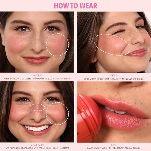 Moira Soft Blush Balm - Natural Radiant Cheek Color, Vegan & Cruelty-Free