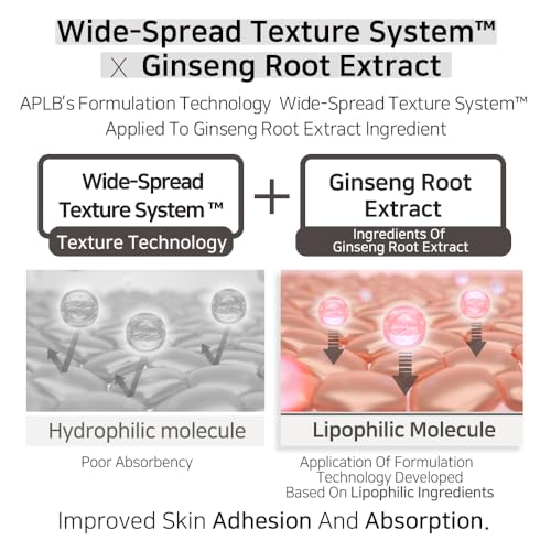 APLB Snail Mucin Ginseng Ampoule Serum | SNAIL MU GIN CEN¢â 39.2% 1.35 FL.OZ/Korean Skincare, Wrinkle care, Pore care, Improve elasticity for firm skin