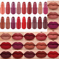 18-Piece Matte Capsule Lipstick Set - Waterproof Long-Lasting