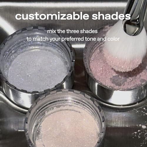 glow seasoning highlighter | luminous loose-powder highlighter | ultra-fine particles for pore-blurring smooth skin | precision seasoning jar for controlled application | 0.11 fl oz ¡¿ 3 ea