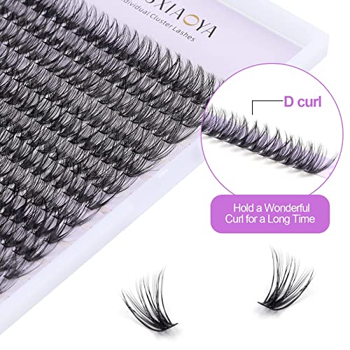 DIY Cluster Eyelash Extensions 240pcs 15mm D Curl