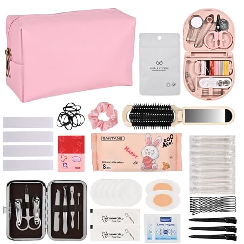 Bridal Emergency Kit with 40+ Wedding Essentials & Makeup Bag - Travel & Wedding Day Support